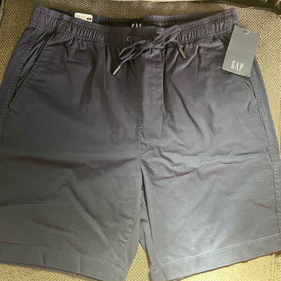 Gap men’s pull-on Shorts Navy Blue - Picture 2 of 5